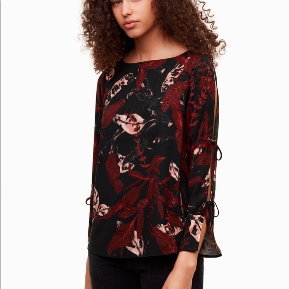 NWOT - Aritzia Wilfred Pozzi Blouse - Picture 1 of 7